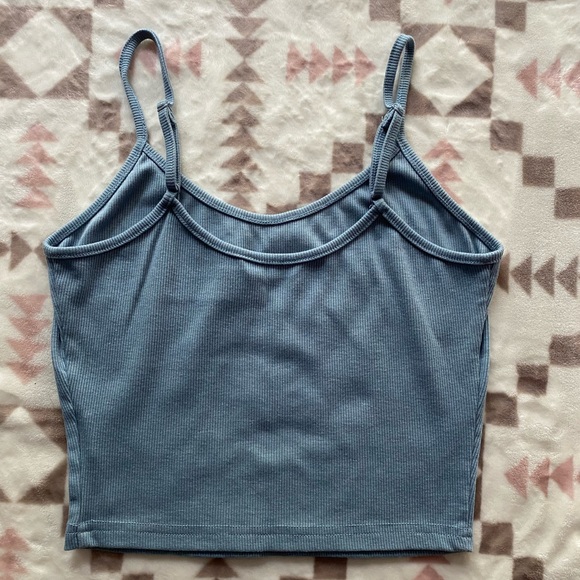 Sun and Moon cropped ribbed tank top - Picture 5 of 5